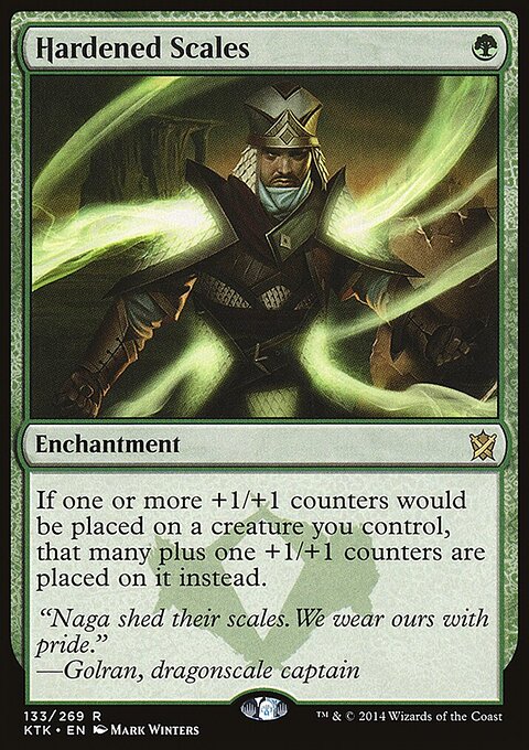 Hardened Scales - Khans of Tarkir #133 - Front