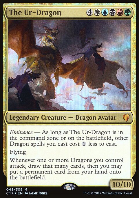 The Ur-Dragon - Commander 2017 #48 - Front