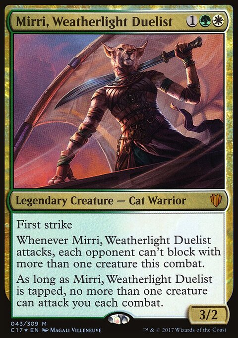 Mirri, Weatherlight Duelist - Commander 2017 #43 - Front