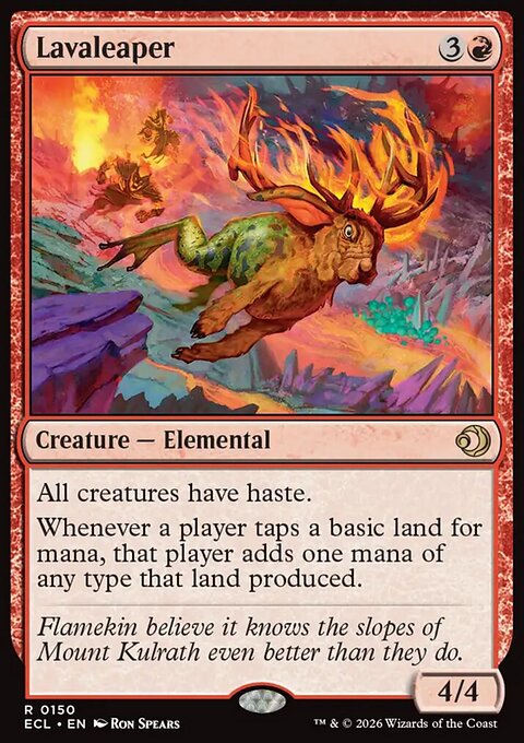 Lavaleaper - Lorwyn Eclipsed #150 - Front
