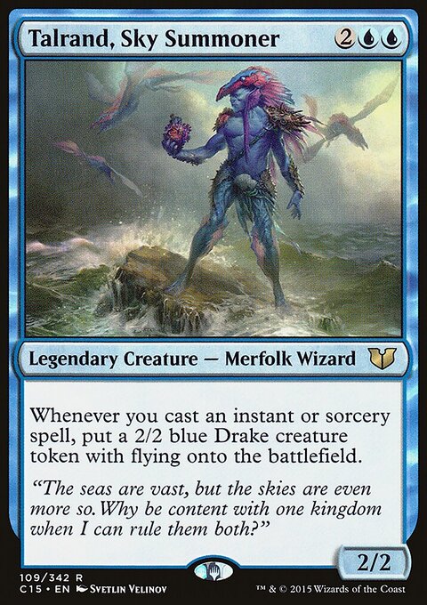Talrand, Sky Summoner - Commander 2015 #109 - Front