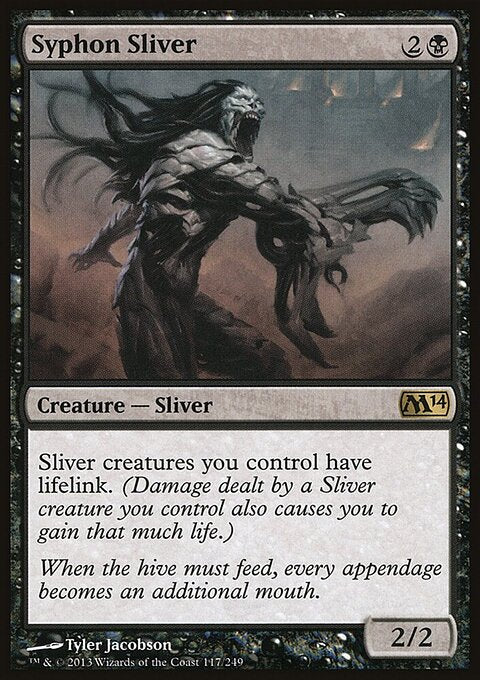 Syphon Sliver - Magic 2014 #117 - Front
