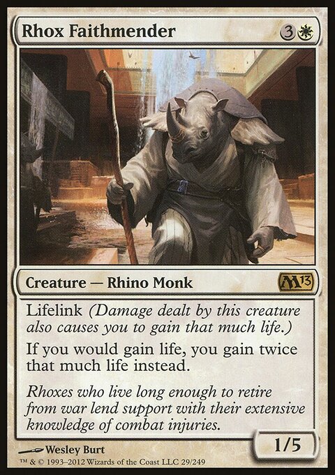 Rhox Faithmender - Magic 2013 #29 - Front