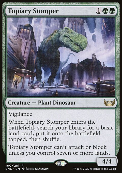 Topiary Stomper - Streets of New Capenna #160 - Front