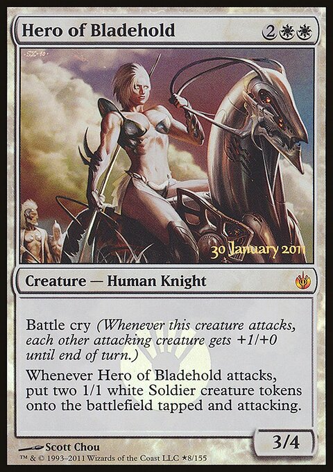 Hero of Bladehold - Mirrodin Besieged Promos #8★ - Front