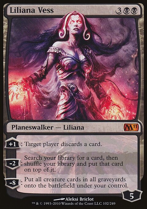 Liliana Vess - Magic 2011 #102 - Front