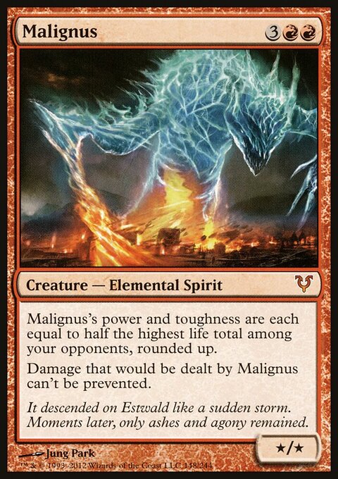 Malignus - Avacyn Restored #148 - Front