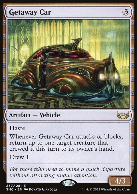 Getaway Car - Streets of New Capenna #237 - Front