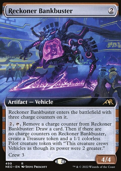 Reckoner Bankbuster - Kamigawa: Neon Dynasty #499 - Front