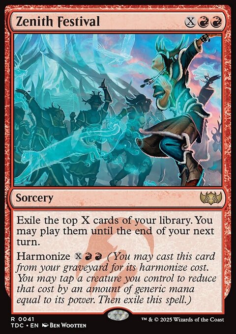 Zenith Festival - Tarkir: Dragonstorm Commander #41 - Front
