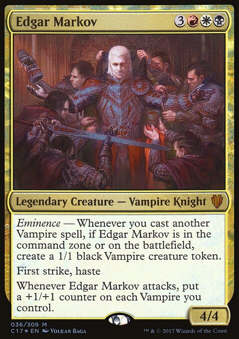 Edgar Markov - Commander 2017 #36 - Front