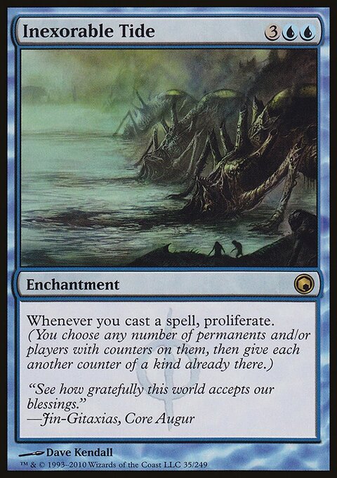 Inexorable Tide - Scars of Mirrodin #35 - Front