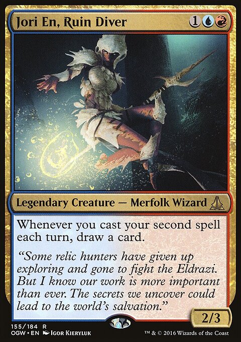 Jori En, Ruin Diver - Oath of the Gatewatch #155 - Front