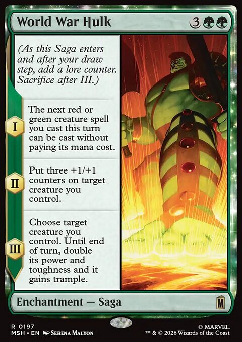 World War Hulk - Marvel Super Heroes #197 - Front