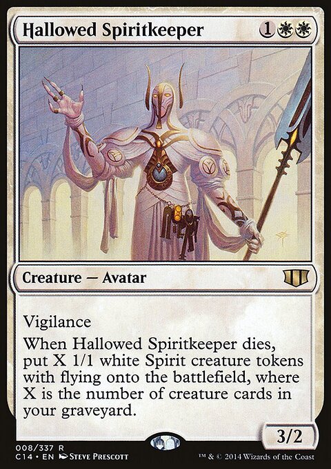 Hallowed Spiritkeeper - Commander 2014 #8 - Front