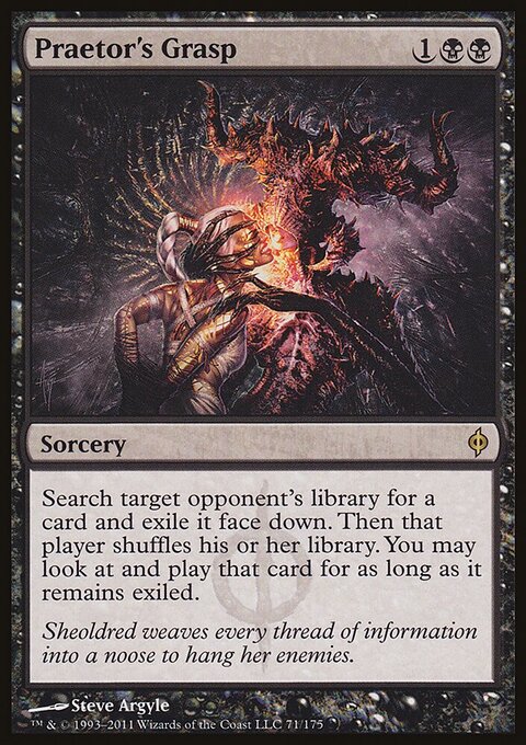 Praetor's Grasp - New Phyrexia #71 - Front