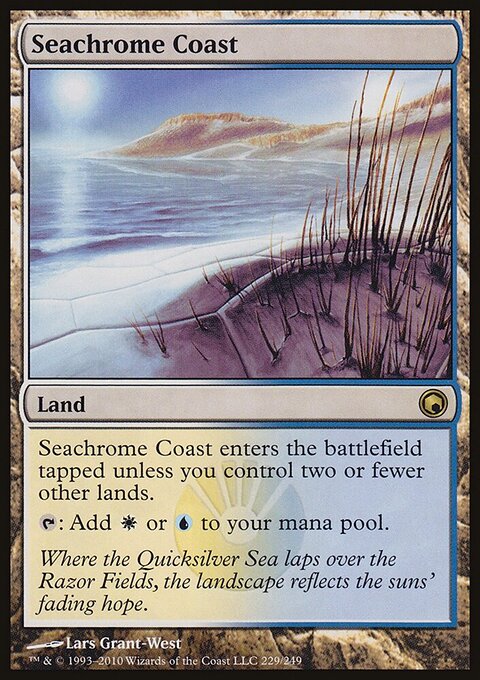 Seachrome Coast - Scars of Mirrodin #229 - Front