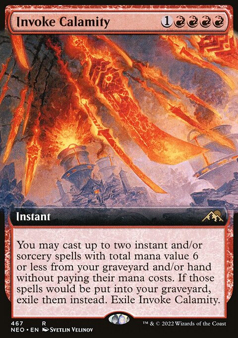 Invoke Calamity - Kamigawa: Neon Dynasty #467 - Front