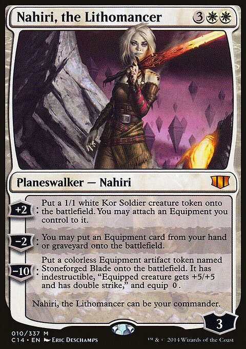 Nahiri, the Lithomancer - Commander 2014 #10 - Front