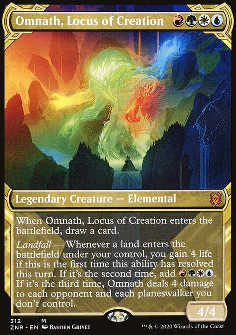 Omnath, Locus of Creation - Zendikar Rising #312 - Front