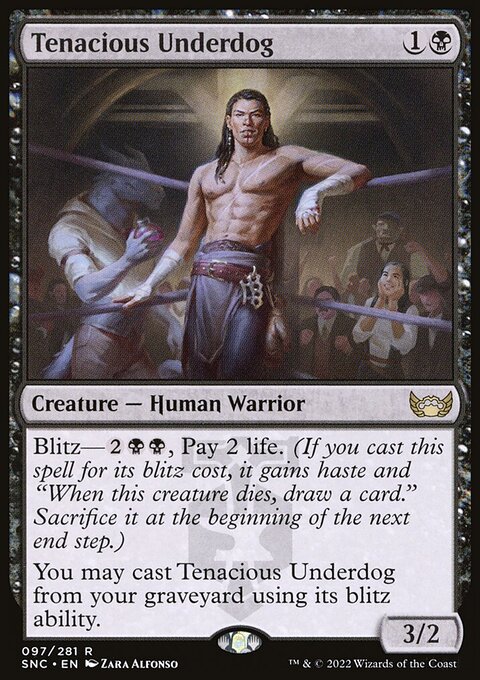Tenacious Underdog - Streets of New Capenna #97 - Front