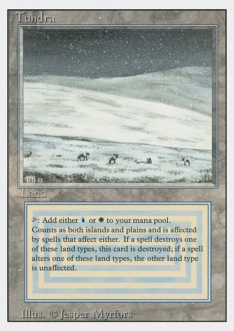 Tundra - Revised Edition #289 - Front