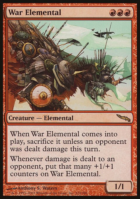 War Elemental - Mirrodin #112 - Front