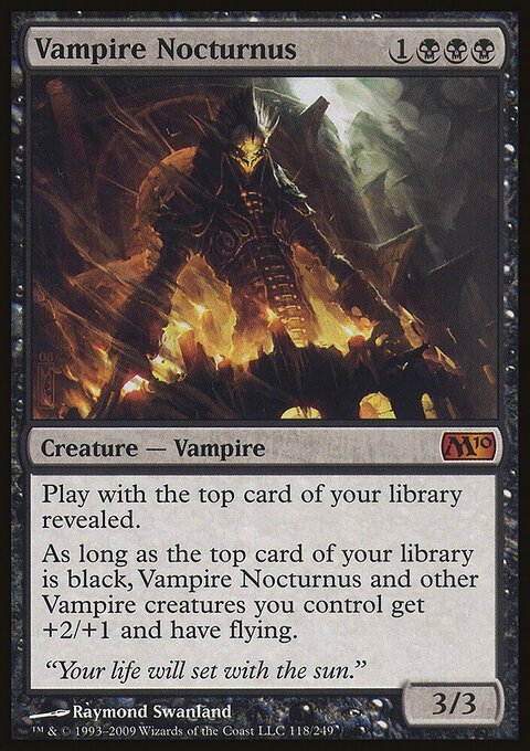 Vampire Nocturnus - Magic 2010 #118 - Front