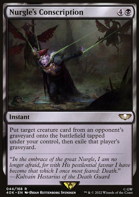 Nurgle's Conscription - Warhammer 40,000 Commander #44 - Front