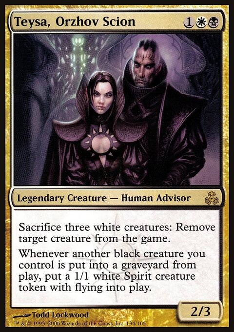 Teysa, Orzhov Scion - Guildpact #134 - Front