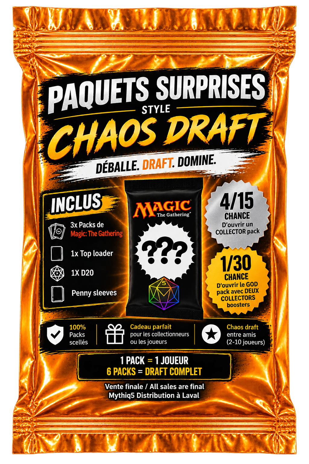Magic: The Gathering Mystery Pack - Chaos Draft