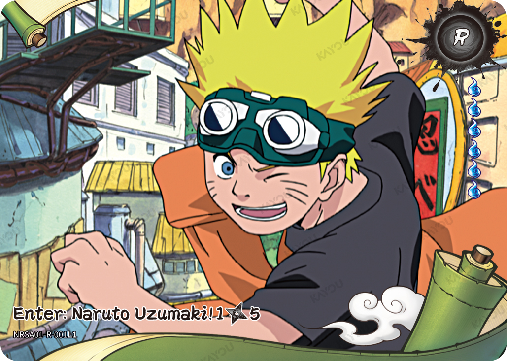 NRSA01-R-001L1 Naruto Kayou card