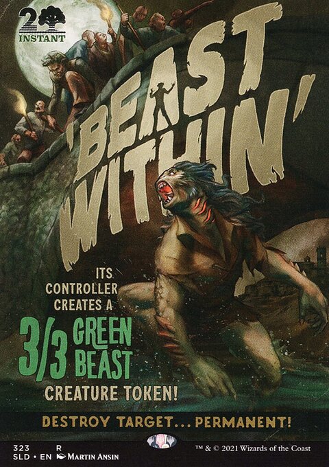 Beast Within - Secret Lair Drop #323 - Front
