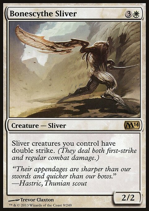 Bonescythe Sliver - Magic 2014 #9 - Front