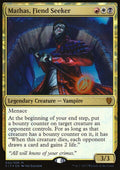 Mathas, Fiend Seeker - Commander 2017 #42 - Front