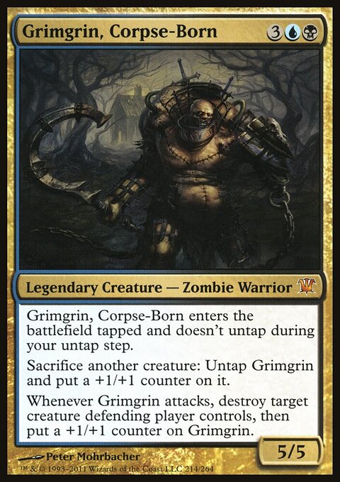 Grimgrin, Corpse-Born - Innistrad #214 - Front