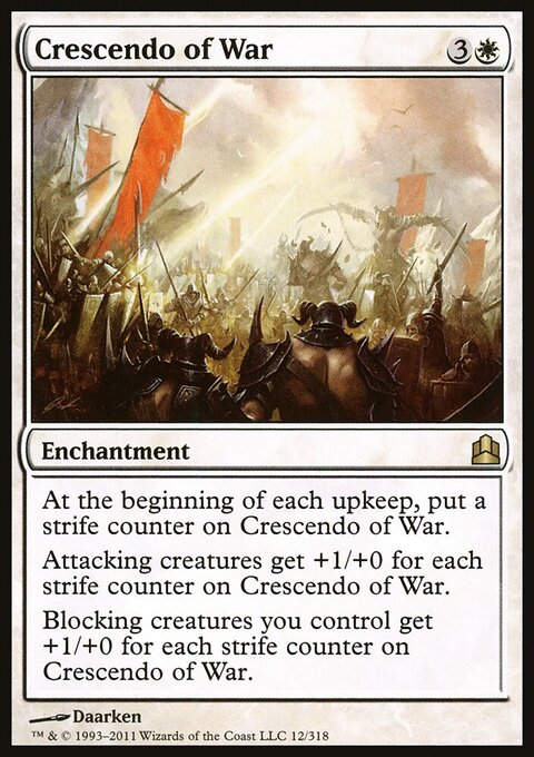 Crescendo of War - Commander 2011 #12 - Front