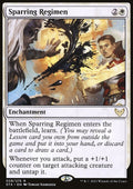 Sparring Regimen - Strixhaven: School of Mages #29 - Front