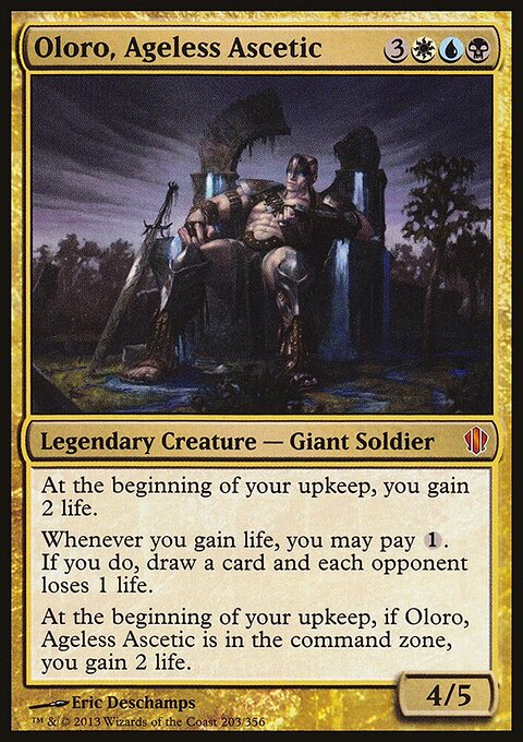 Oloro, Ageless Ascetic - Commander 2013 #203 - Front