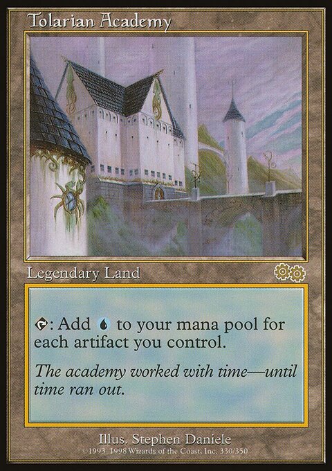 Tolarian Academy - Urza's Saga #330 - Front