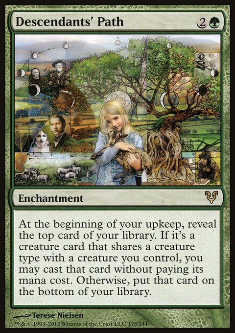 Descendants' Path - Avacyn Restored #173 - Front