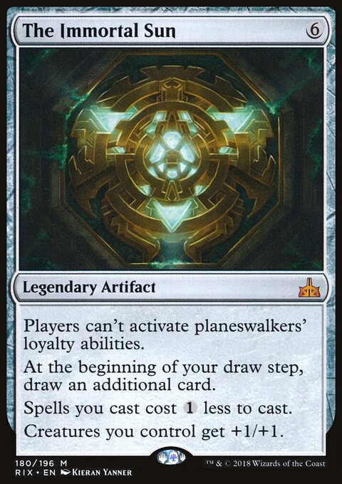 The Immortal Sun - Rivals of Ixalan #180 - Front