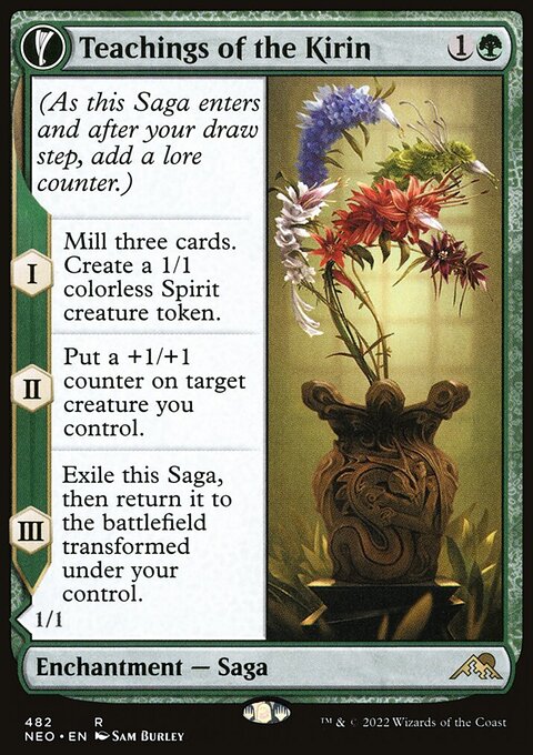 Teachings of the Kirin - Kamigawa: Neon Dynasty #482 - Front