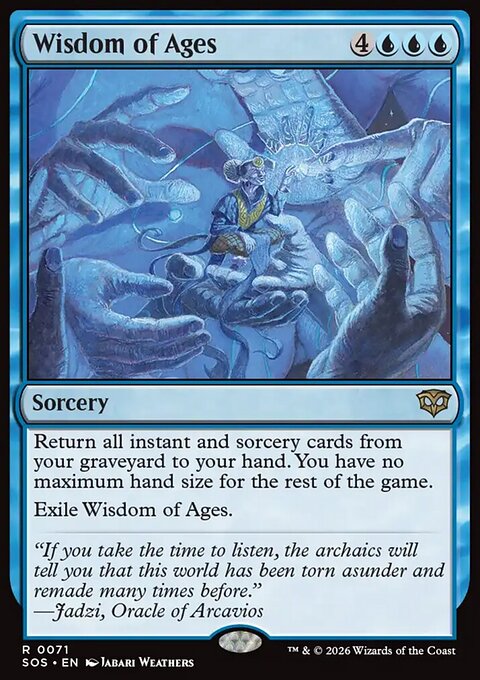 Wisdom of Ages - Secrets of Strixhaven #71 - Front