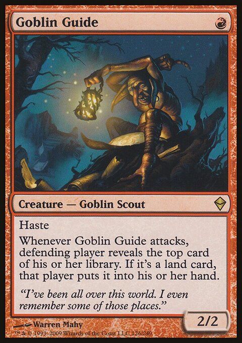 Goblin Guide - Zendikar #126 - Front