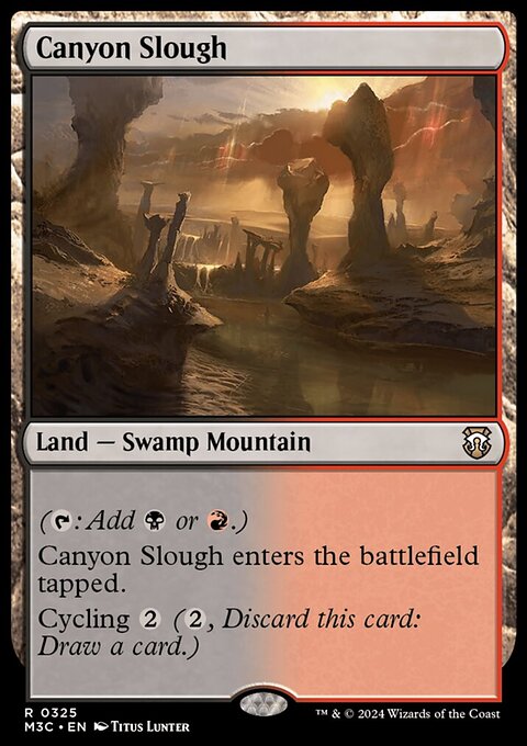 Canyon Slough - Modern Horizons 3 Commander #325 - Front