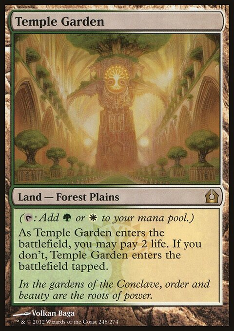 Temple Garden - Return to Ravnica #248 - Front