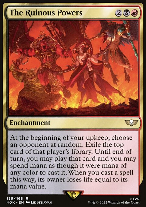 The Ruinous Powers - Warhammer 40,000 Commander #139 - Front