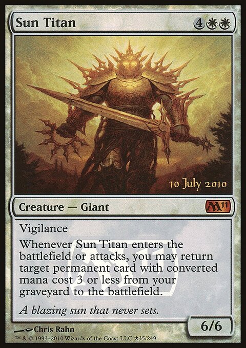 Sun Titan - Magic 2011 Promos #35★ - Front