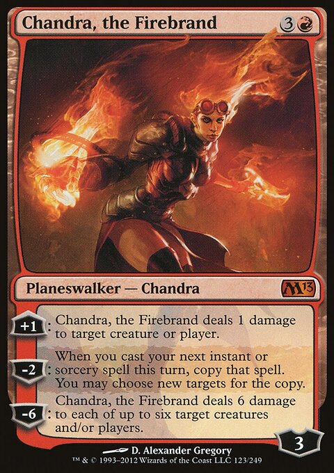 Chandra, the Firebrand - Magic 2013 #123 - Front